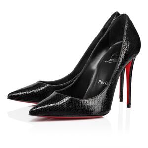 Christian Louboutin Kate 100 Black Specchio Star Pointed Classic Heel Pump 40